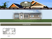 Tablet Screenshot of oakcreekhousing.com